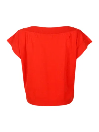Malo Sweater Orange In Red