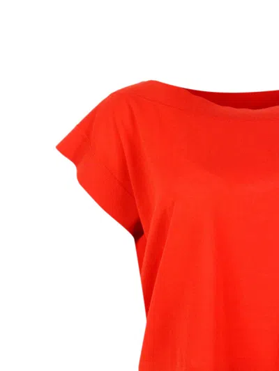 Malo Sweater Orange In Red
