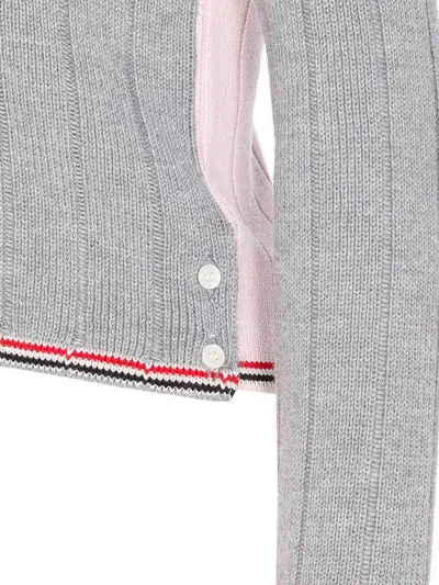Thom Browne Virgin Wool Sweater In Gray