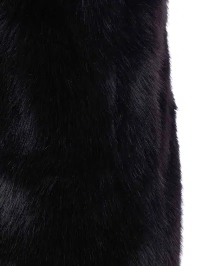 Herno Black Sleeveless Vest With Concealed Closure On The Front