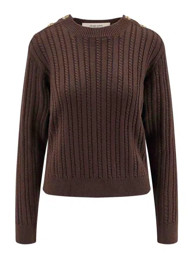 Golden Goose Ofra Shirt In Wool In Braids