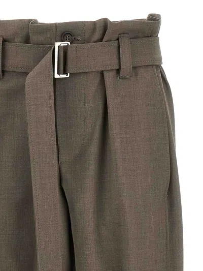 Brunello Cucinelli Wide-leg Cargo Pants With Removable Belt