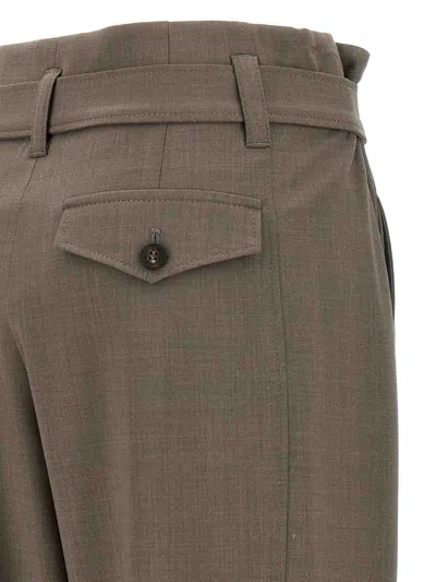 Brunello Cucinelli Wide-leg Cargo Pants With Removable Belt