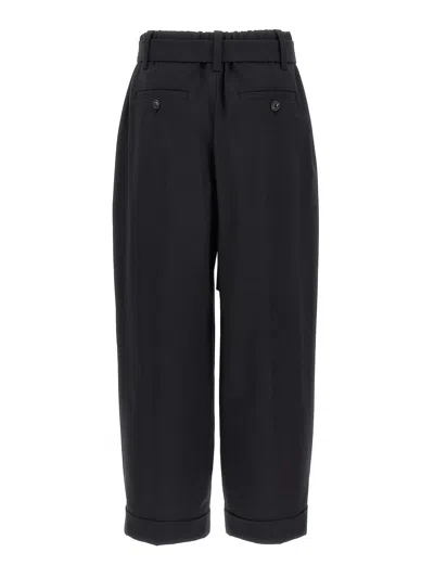 Brunello Cucinelli Belt Wool Pants