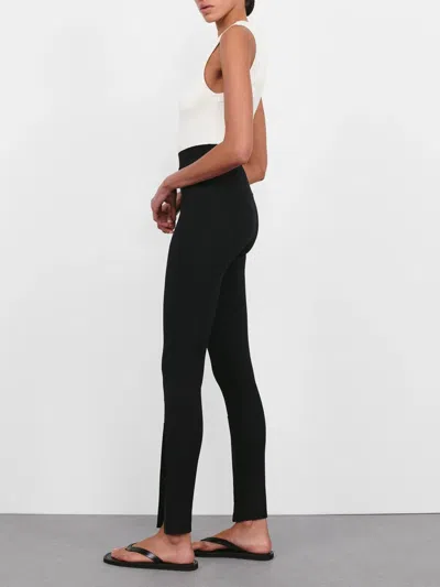 Wardrobe.nyc Opaque Front Zip Legging