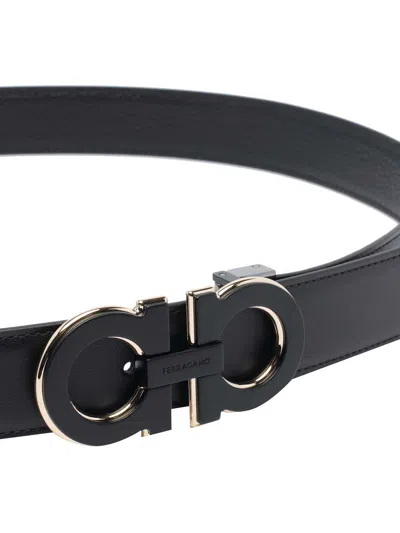 Ferragamo Adjustable Gancini Belt