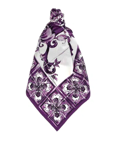 Dolce & Gabbana Maiolica Print Scarf