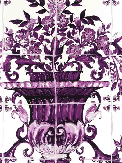 Dolce & Gabbana Maiolica Print Scarf