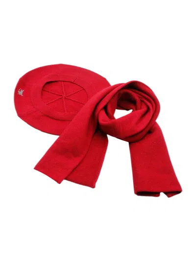 Burberry Scarf  Red In Red