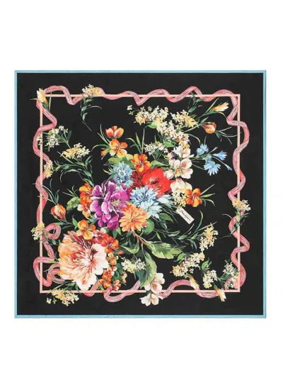 Dolce & Gabbana 90x90 Silk Twill Foulard