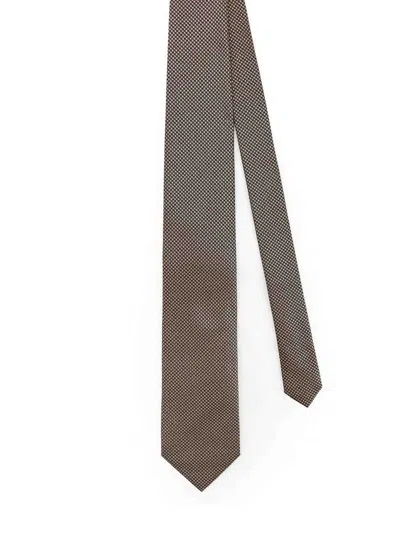 Tom Ford Silk Tie With Microfanthesia