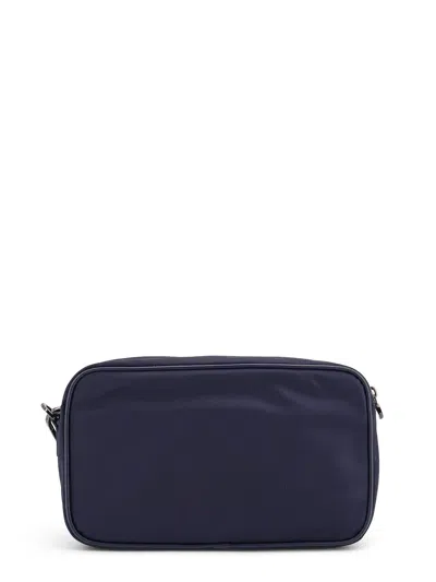 Kiton Nylon Clutch Bag With Iconic Logo Embroidery