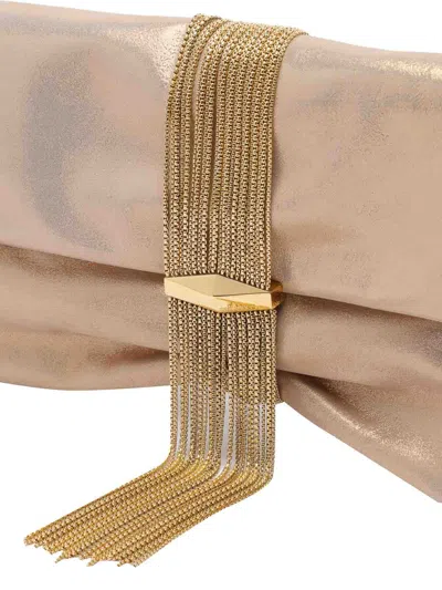 Jimmy Choo Zandra Small Embellished Suede Clutch In Multi