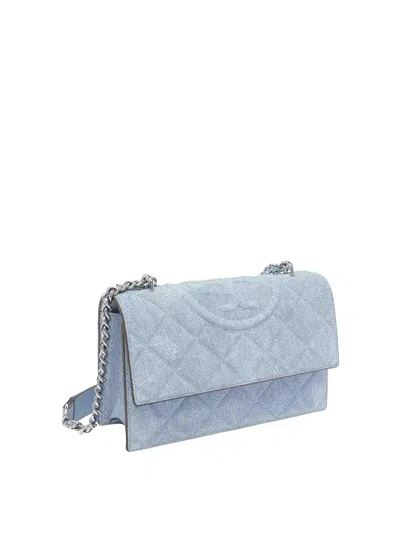 Tory Burch Small Denim Flaming Convertible Shoulder Bag