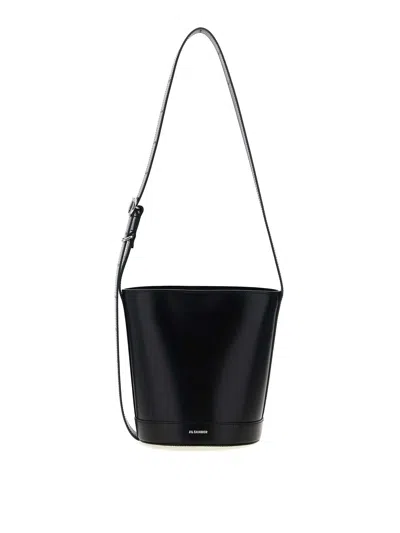 Jil Sander Bucket Shape Shoulder Bag With Adjustable Strap
