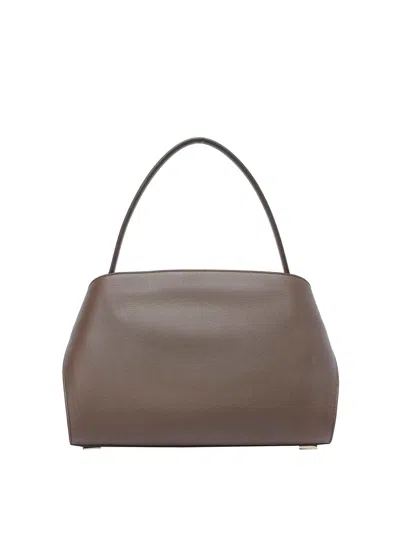 Ferragamo Structured Silhouette Shoulder Bag With Top Handle