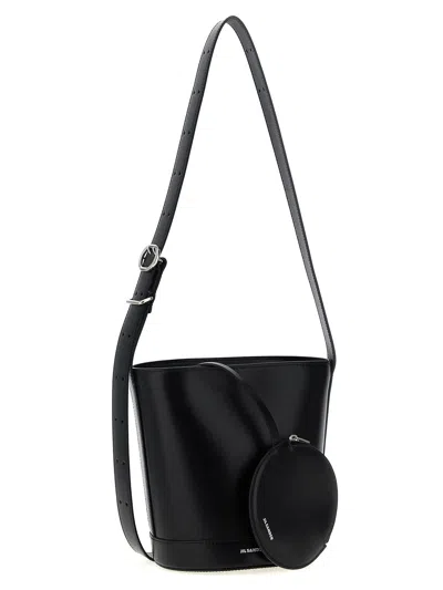 Jil Sander Bucket Shape Shoulder Bag With Adjustable Strap