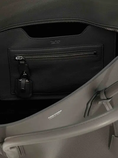 Tom Ford Structured Top Handle Shoulder Bag