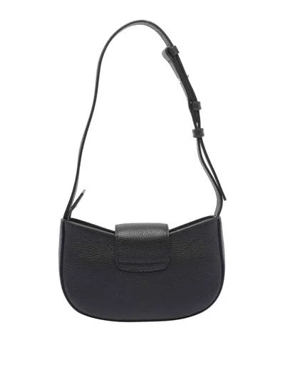 Ferragamo Gabry Black Calf Leather Shoulder Bag
