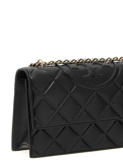 Tory Burch Fleming Convertibile Shoulder Bags Black