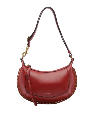 Isabel Marant Red Oskan Moon Shoulder Bag