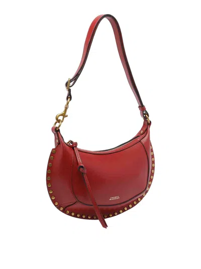 Isabel Marant Red Oskan Moon Shoulder Bag