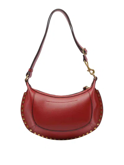 Isabel Marant Red Oskan Moon Shoulder Bag