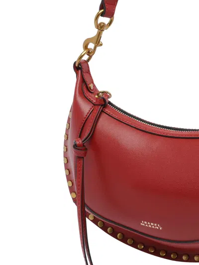 Isabel Marant Red Oskan Moon Shoulder Bag