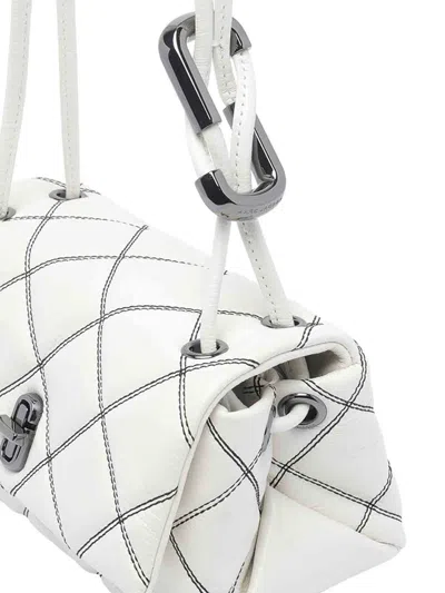 Marc Jacobs White And Black The Mini Dual Shoulder Bag