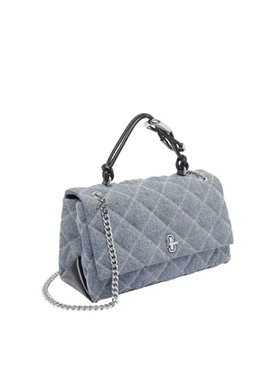 Marc Jacobs Ligh Wash Indigo The Dual Chain Shoulder Bag
