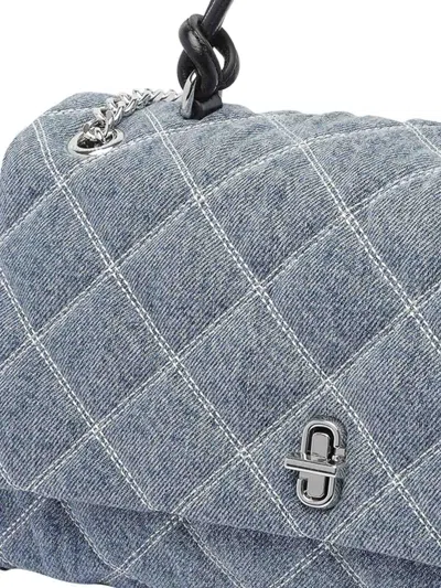 Marc Jacobs Ligh Wash Indigo The Dual Chain Shoulder Bag