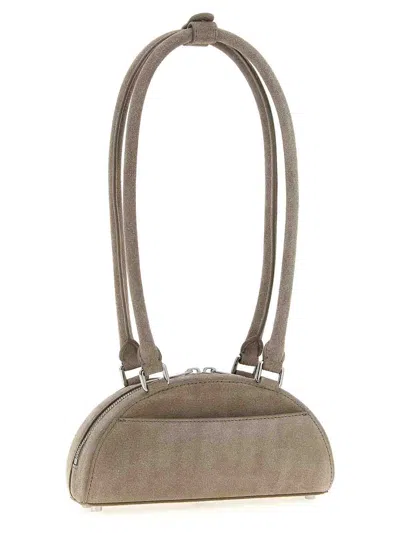 Self-portrait Suede Mini With Charm Shoulder Bag
