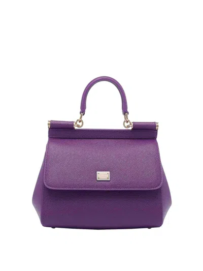 Dolce & Gabbana Large Shoulder Bag Gold-tone Hardware