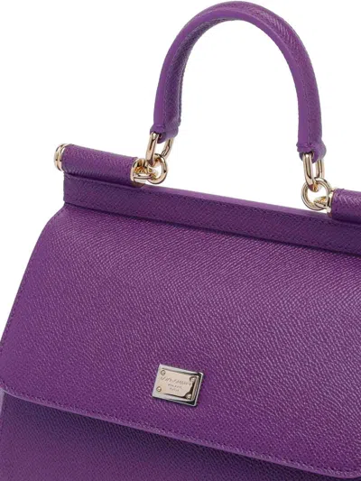 Dolce & Gabbana Large Shoulder Bag Gold-tone Hardware