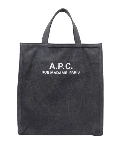 Apc A.p.c. Men Recuperation Shopper Bag In Gray