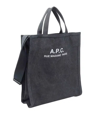 Apc A.p.c. Men Recuperation Shopper Bag In Gray