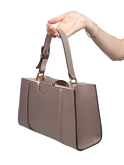 Furla Hand Bag Riva M Tote In Leather Stucco