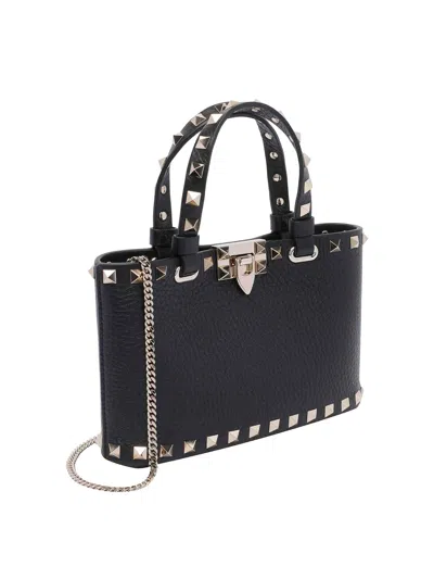 Valentino Rockstud Mini Tote Bag With Chain Strap