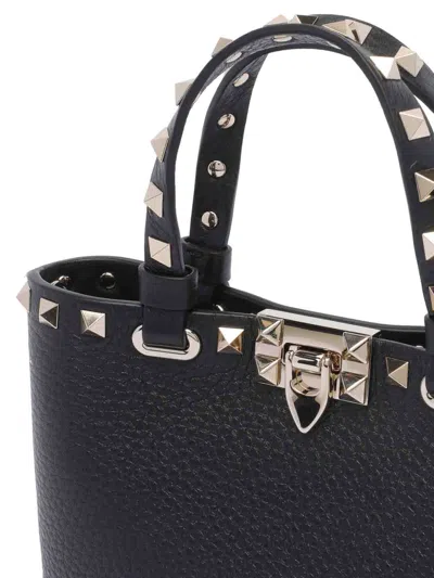 Valentino Rockstud Mini Tote Bag With Chain Strap