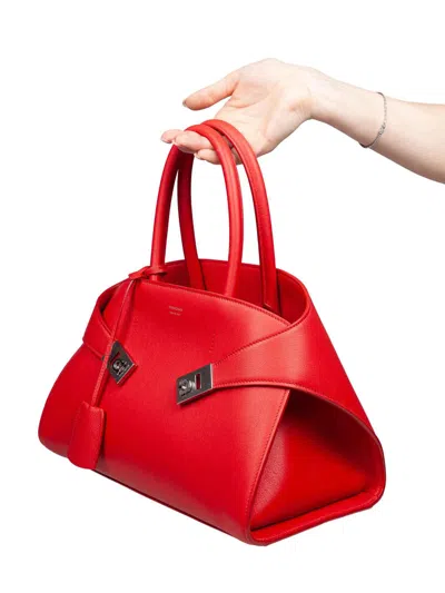 Ferragamo Hug Small Leather Top Handle Bag