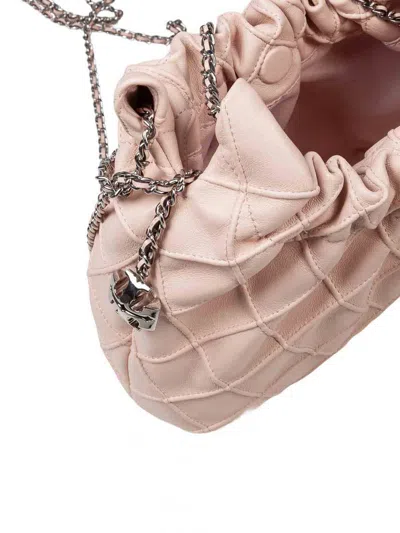 Tory Burch Hobe Fleming Mini Bag Pink Leather