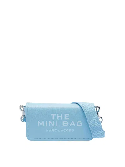 Marc Jacobs The Mini Bag Leather Crossbody In Blue