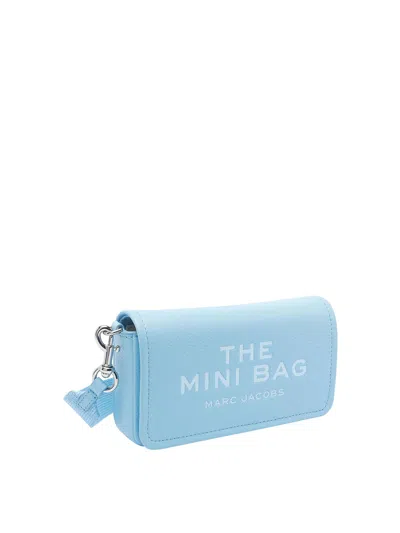 Marc Jacobs The Mini Bag Leather Crossbody In Blue