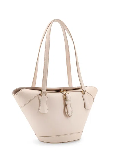 Dolce & Gabbana Capri Leather Shoulder Bag With Buckle Detail