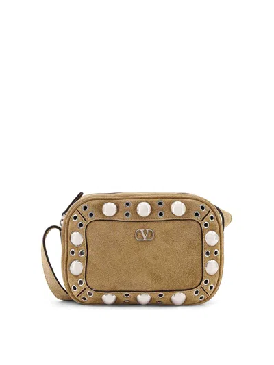 Valentino Beige Nellcote Crossbody Bag