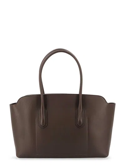 Tom Ford Leather Shoulder Bag With Logo