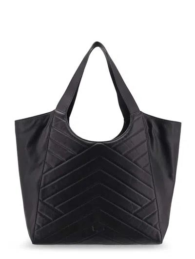 Pinko Quilted Chevron Dual Handle Shoulder Bag