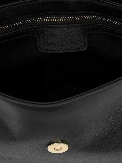 Pinko Saddle Mini Crossbody Bags Black