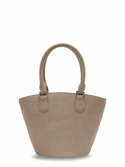 Self-portrait Suede Shoulder Bag With Charms