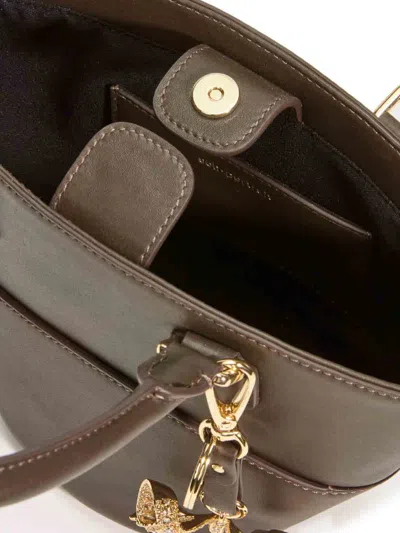 Self-portrait Leather Shoulder Bag With Iconic Charm
